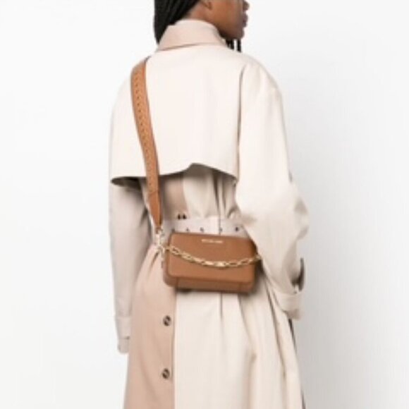 Michael Kors Jet Set Small Crossbody Bag in Brown - 100% Leather - Picture 7 of 7